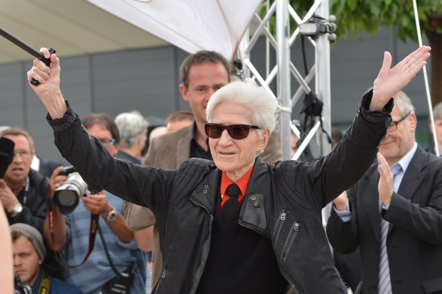 Alain Resnais beim Filmfestival in Cannes 2012.