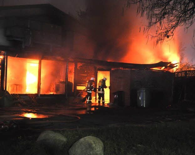 Ein Feuer beschädigte im November 2014 das Wolfener Restaurant „San Lorenzo“.