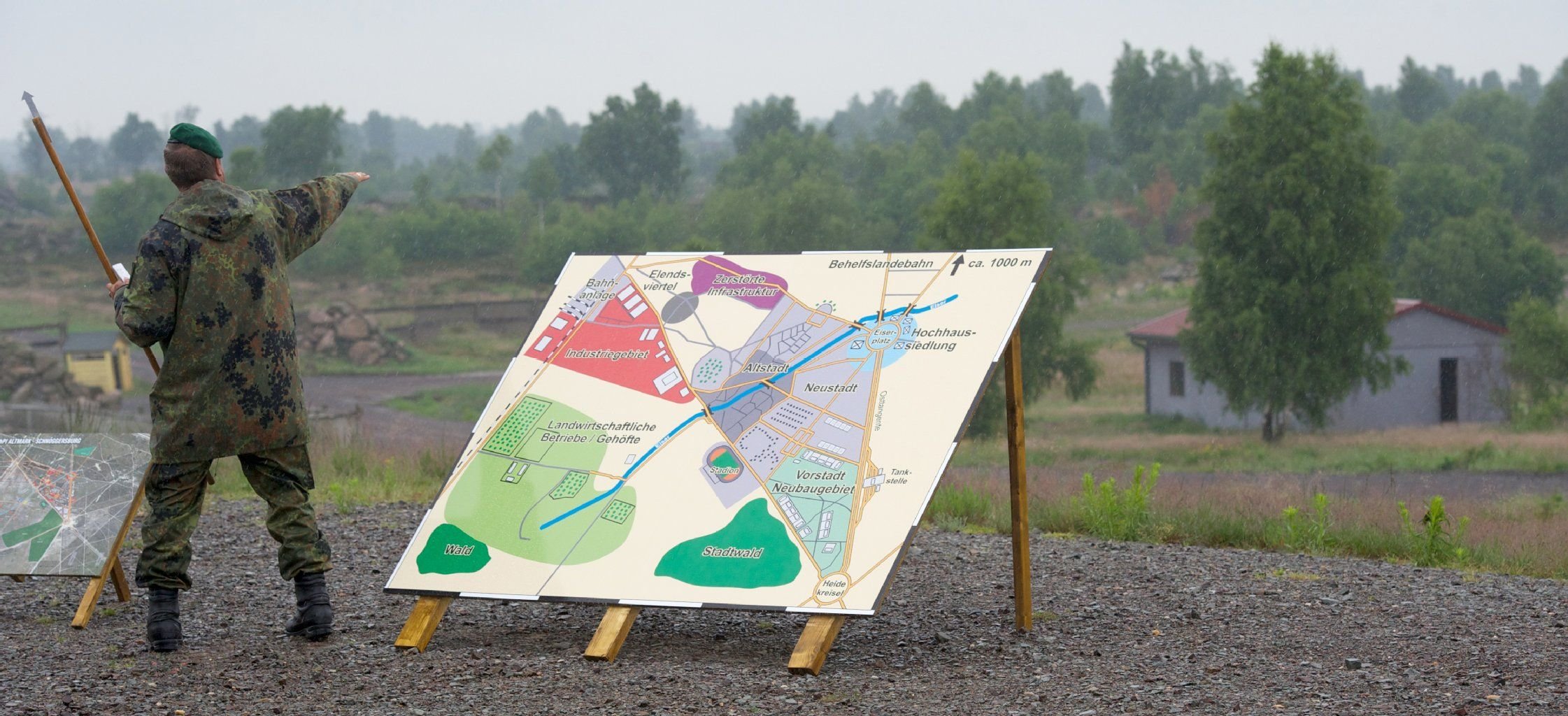 Ein Soldat im Jahr 2012 in der Colbitz-Letzlinger Heide.