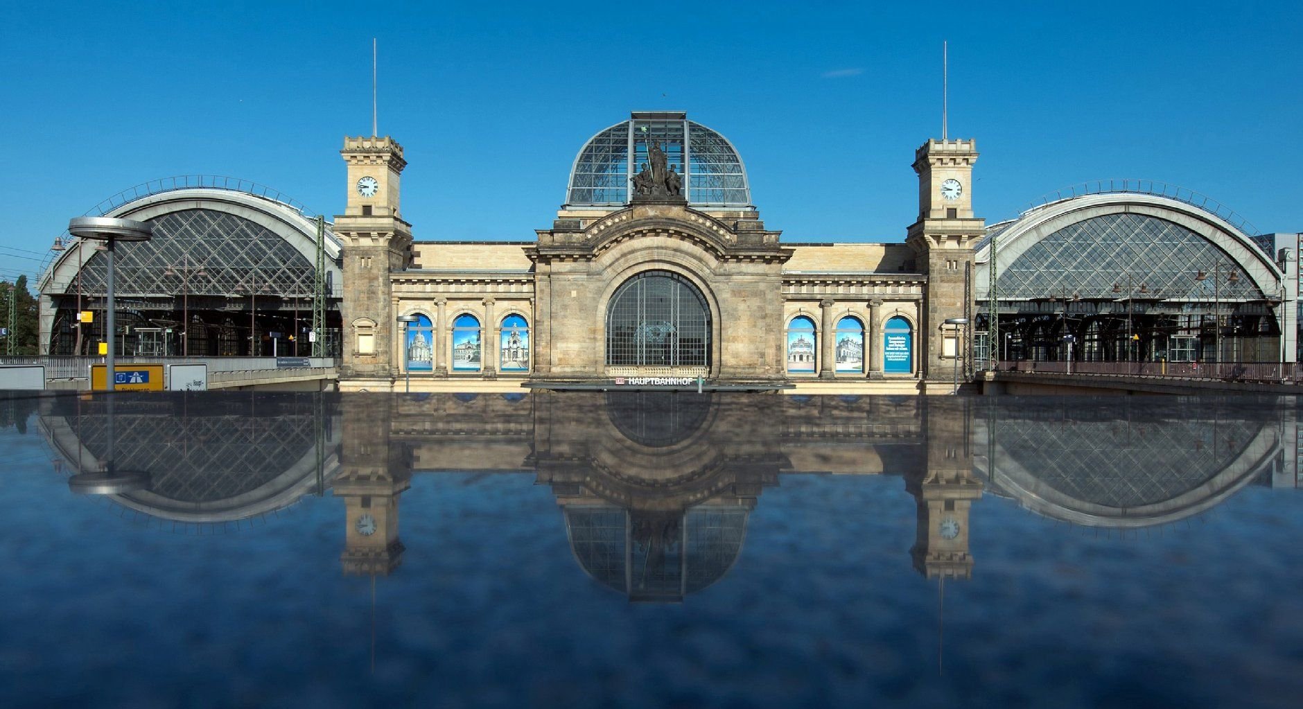 Hauptbahnhof in Dresden: ausgezeichnet und als „Schmuckstück“ gepriesen.