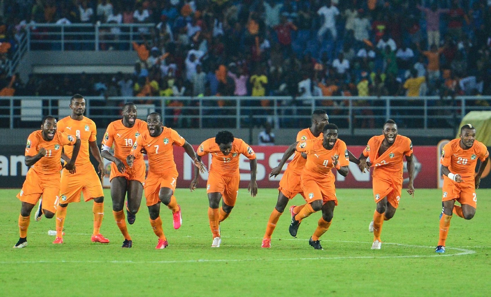 Jubel bei der Elfenbeinküste - sie gewinnen den Afrika Cup 2015