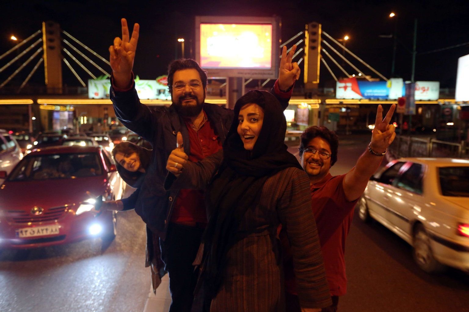 Feierstimmung in Teheran nach der Einigung im Atomstreit.