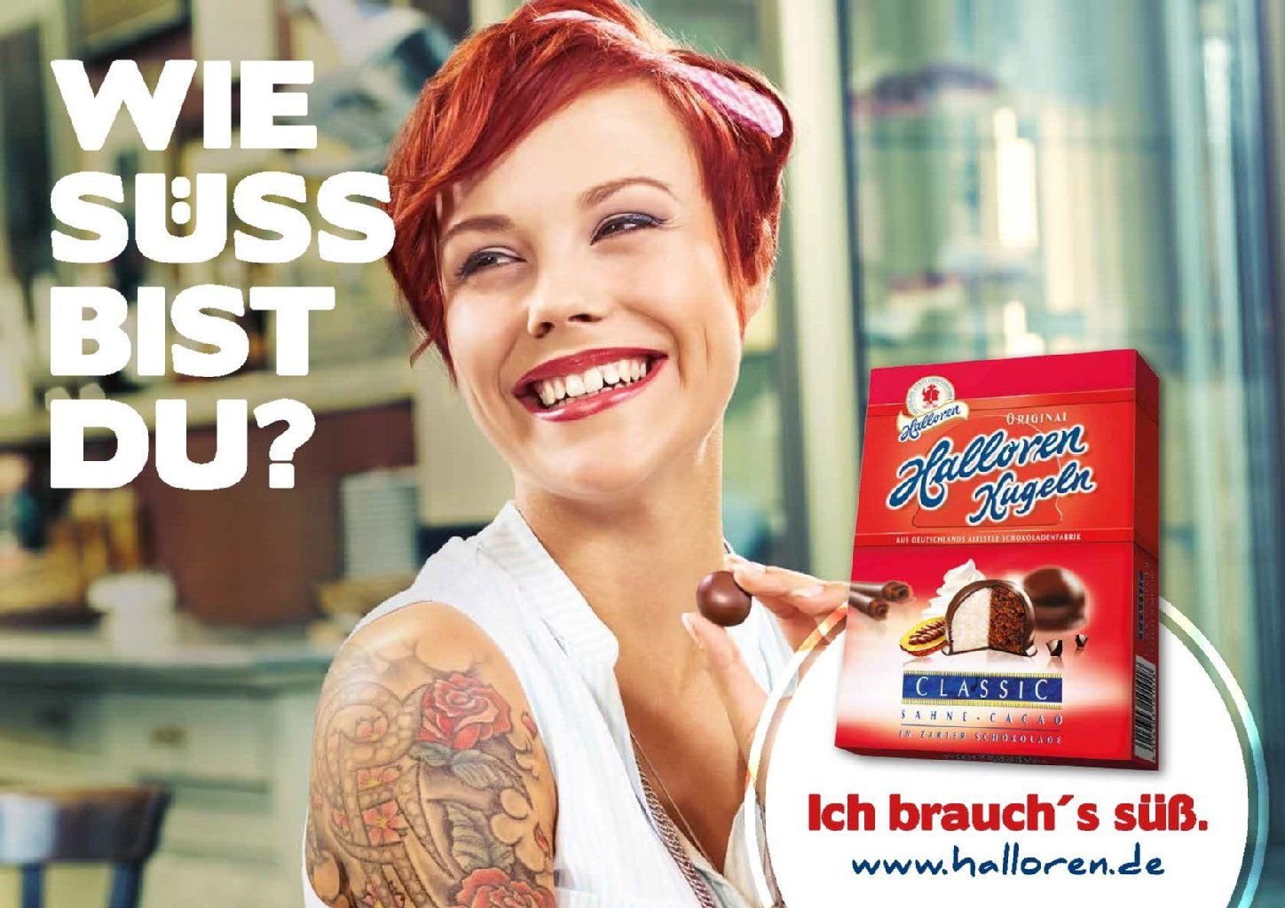 Werbekampagne "Wie süss bist du?"