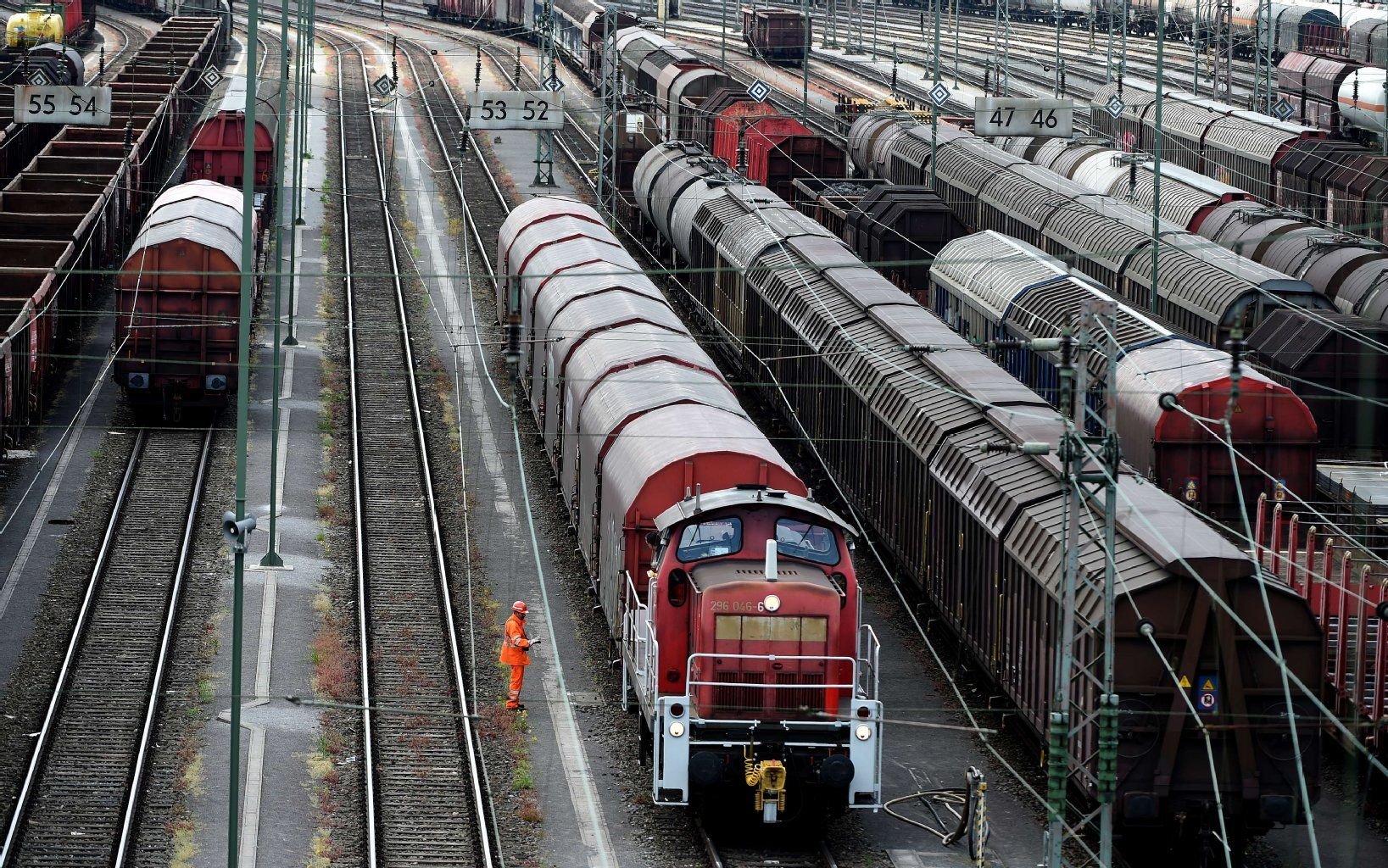Die Züge stehen wieder.