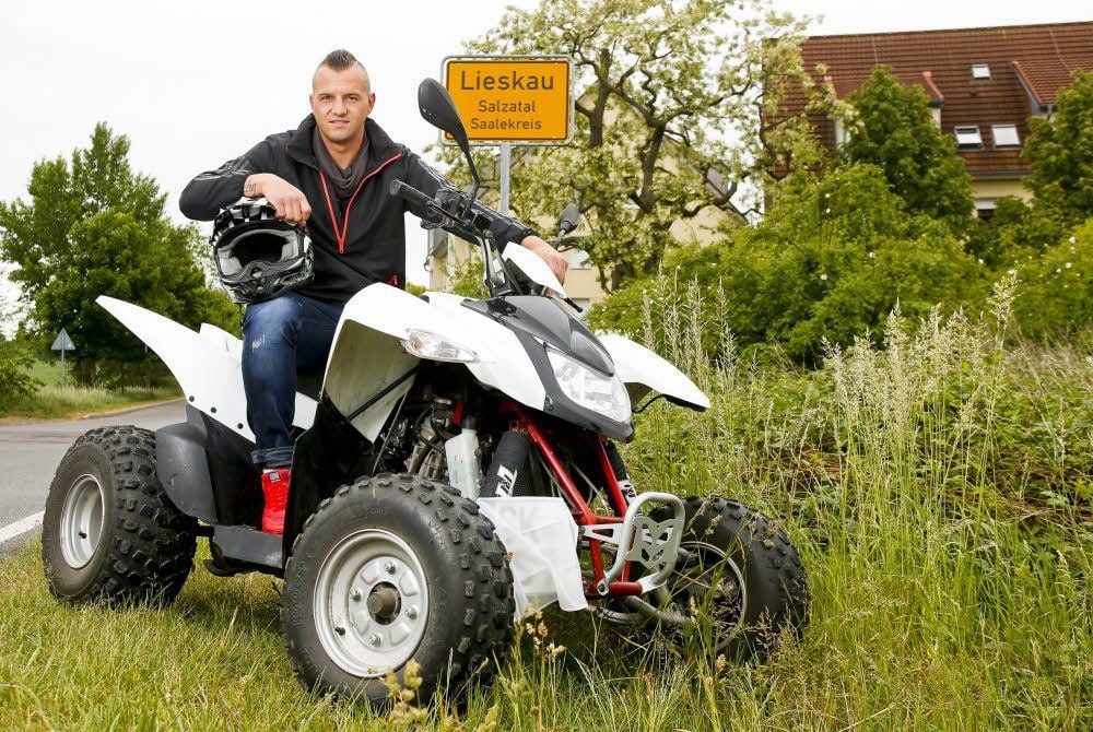 HFC-Profi Toni Lindenhahn mag Rundfahrten mit dem Quad.