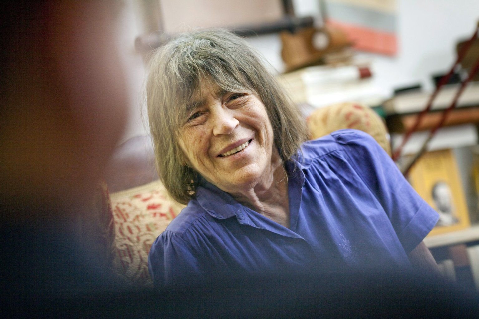 Gabriele Wohmann im Juli 2009 in ihrem Haus in Darmstadt.