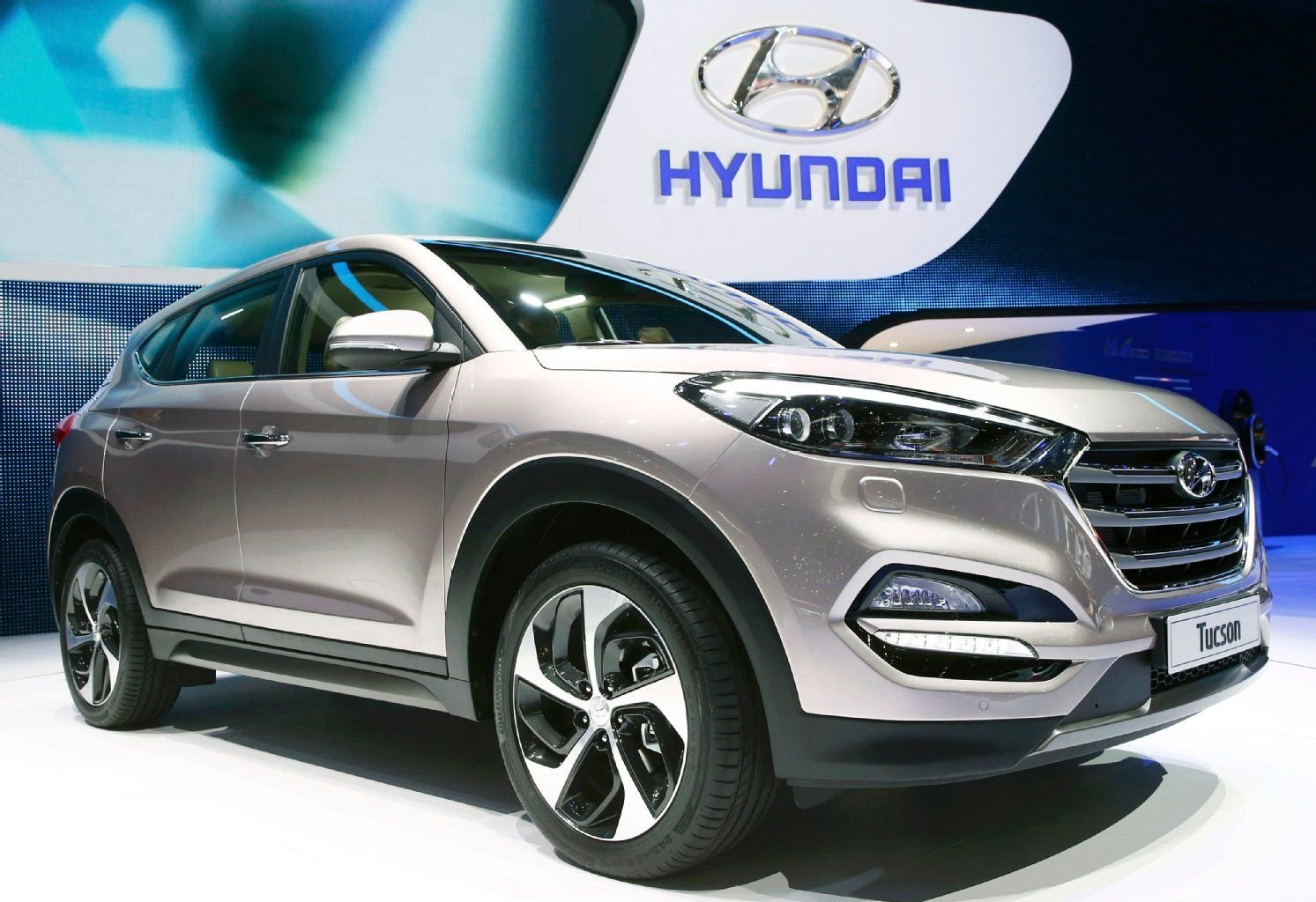 Hyundai zeigt den neuen Tucson in Genf (04.03.2015).