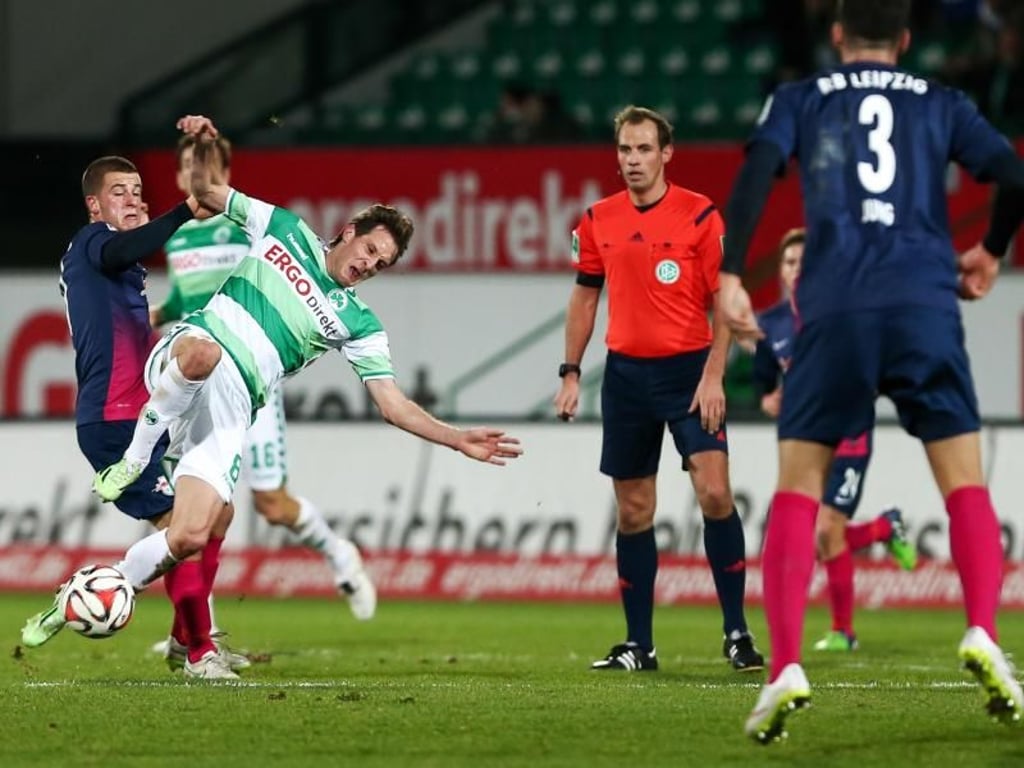 Das Fürther Team um Stephan Fürstner kassierte gegen Leipzig eine Heimniederlage.