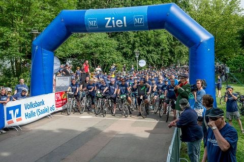 Über 5.000 Radfahrer nahmen an der MZ-Radpartie im vergangegen Jahr teil.
