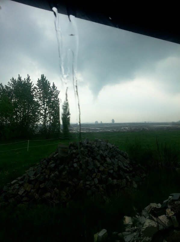 Eine Wolkenformation am Himmel