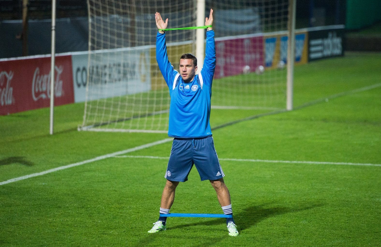 Lukas Podolski beim DFB-Training.