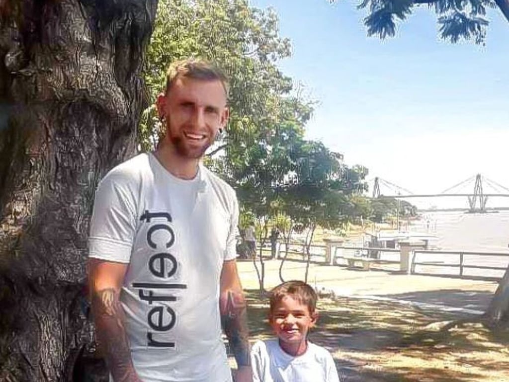 Toni Hessler mit Sohn Anton in seiner Wahlheimat Argentinien