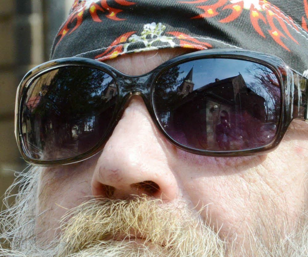 Für Trike-Fahrer Klaus Berger ist der Mötzlicher Saisonauftakt ein Muss - wie für Hunderte Biker.