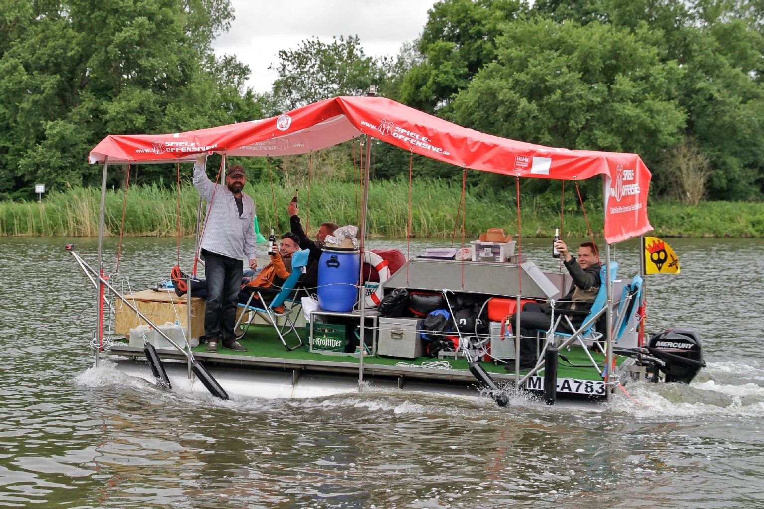 Merseburger Luxus-Waschzuber auf dem Weg zur Küste