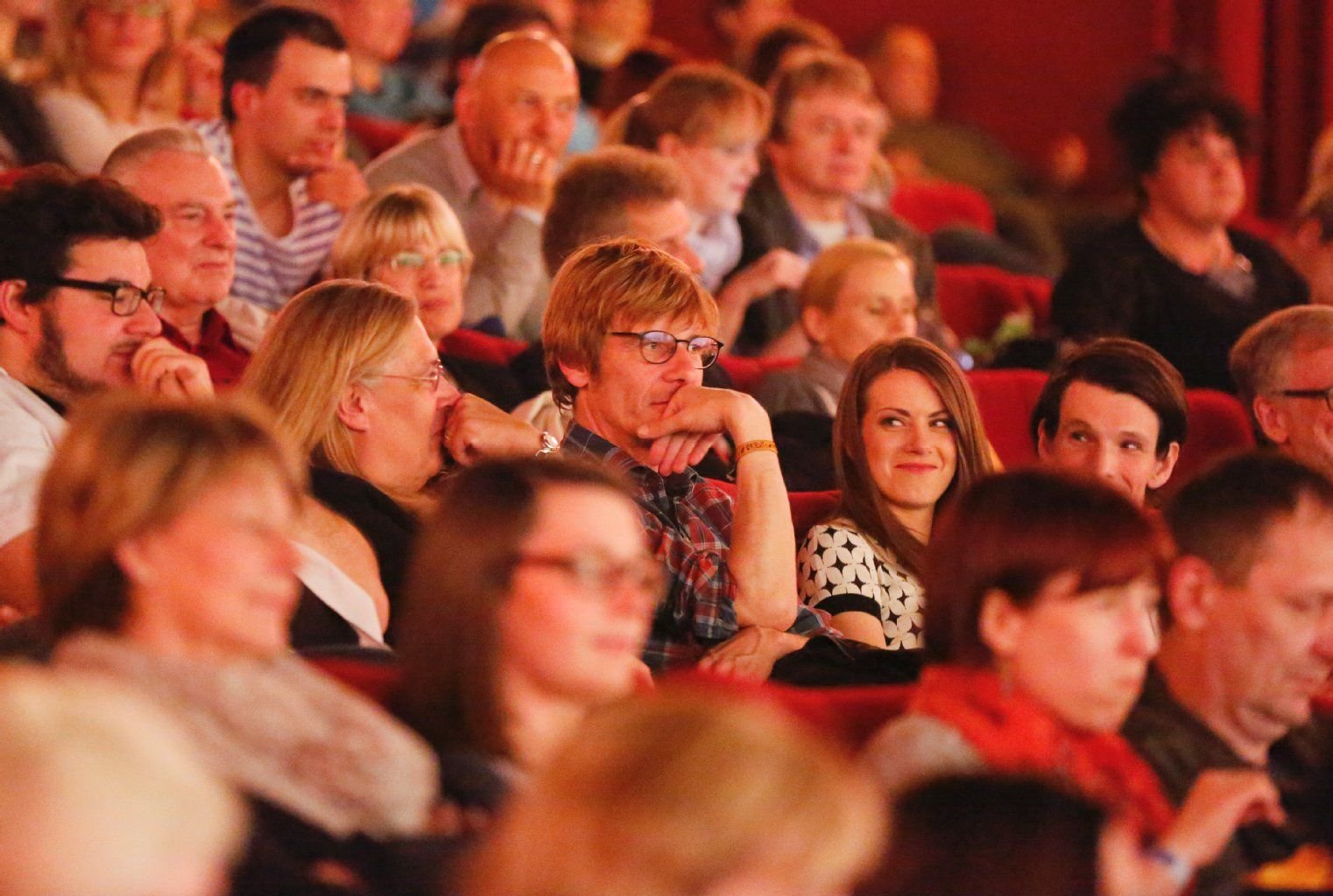 Autor Stephan Ludwig im Kino-Publikum am Dienstagabend.