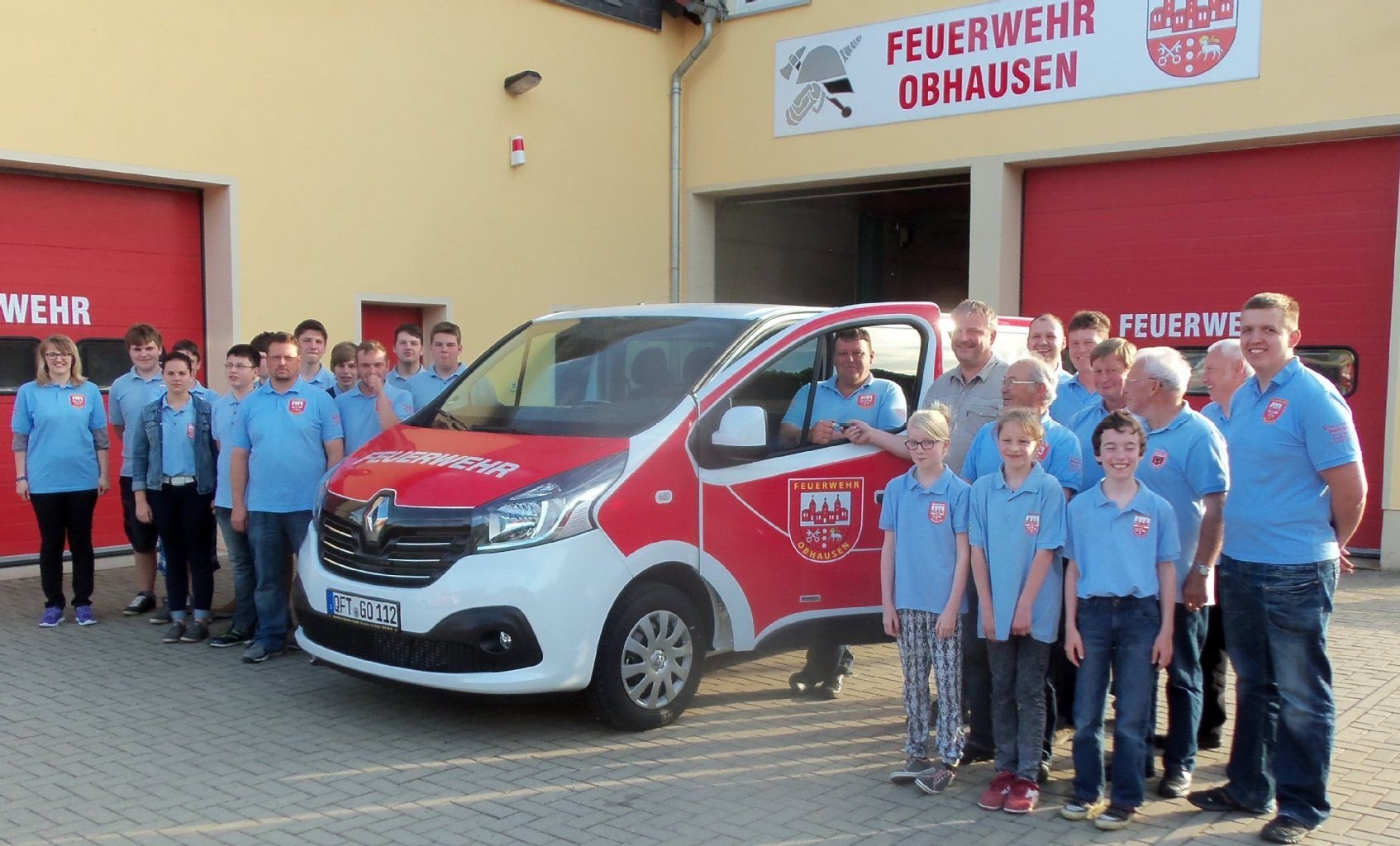 Die Feuerwehr in Obhausen hat ein neues Auto.
