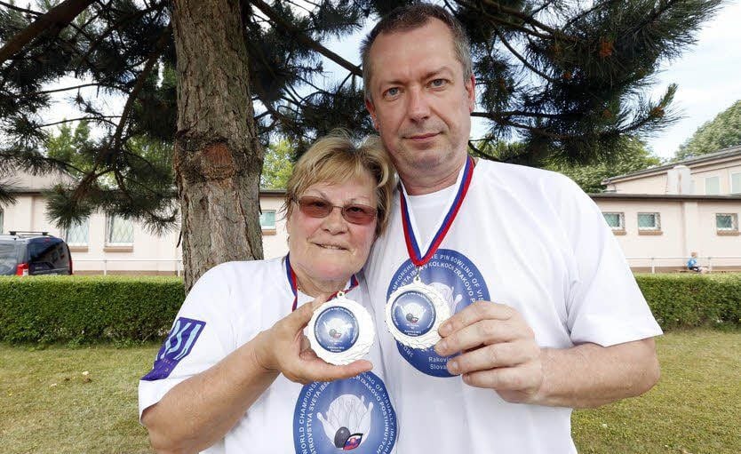 Sie sind Vizeweltmeister im Team Mix: Edith Rien und Ralf-Peter Lokat.