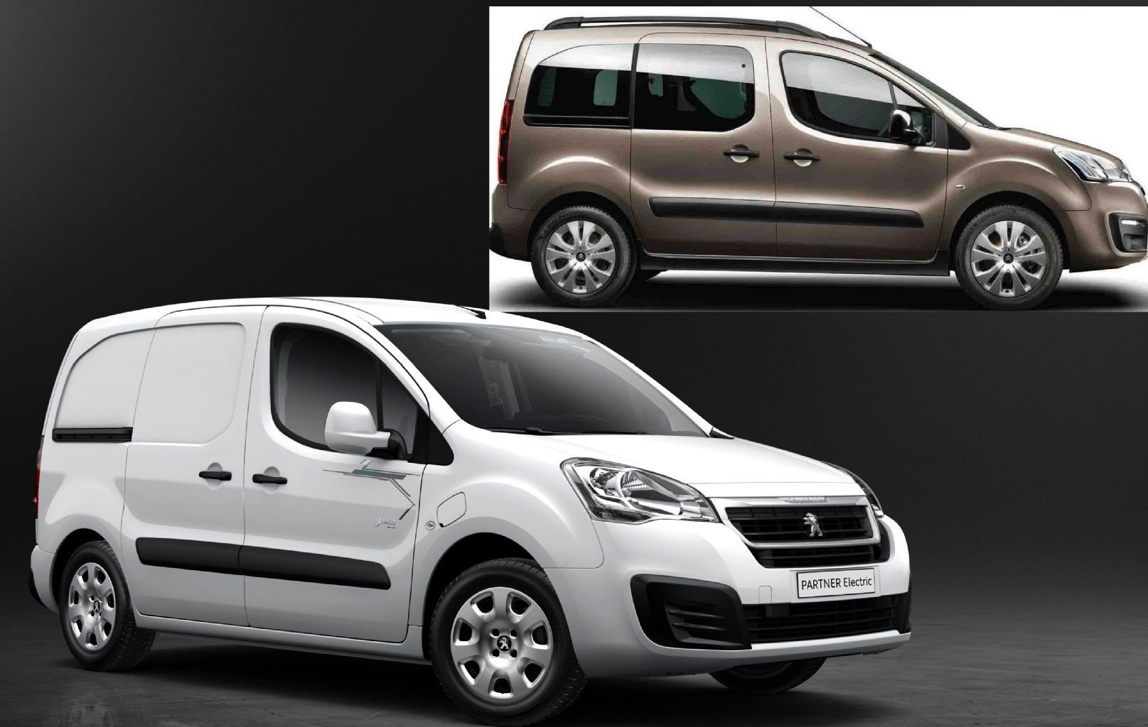 Oben: Citroën Berlingo / unten: Peugeot Partner