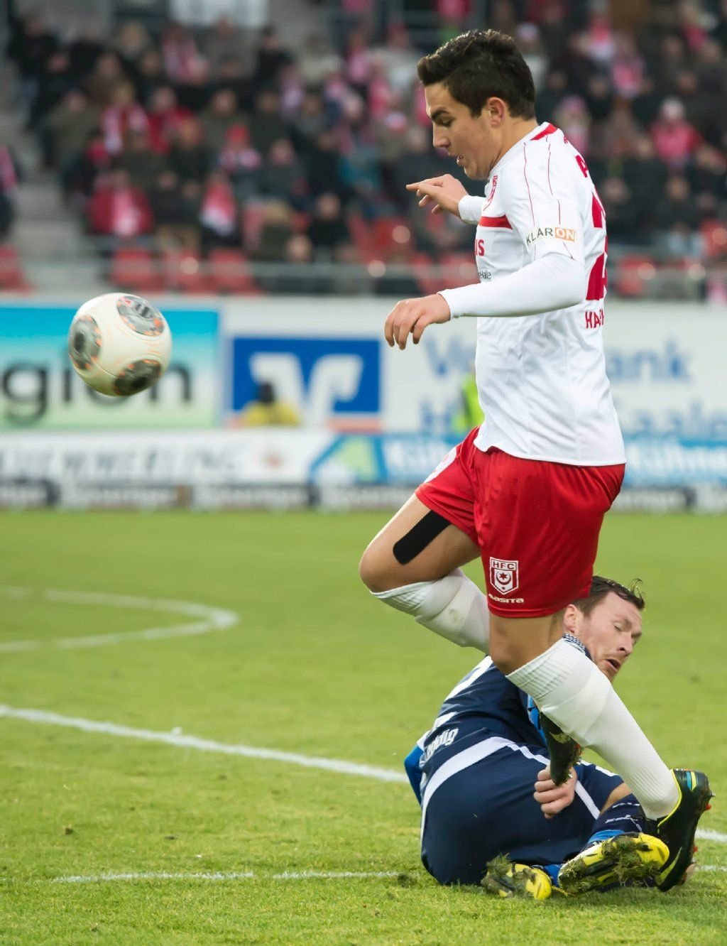 Mustapha Amari bei einem seiner wenigen Einsätze in der 3. Liga.