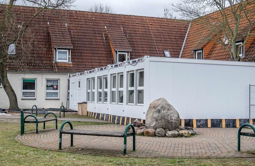So sieht das Interim für Krippenkinder in Abtsdorf aus.