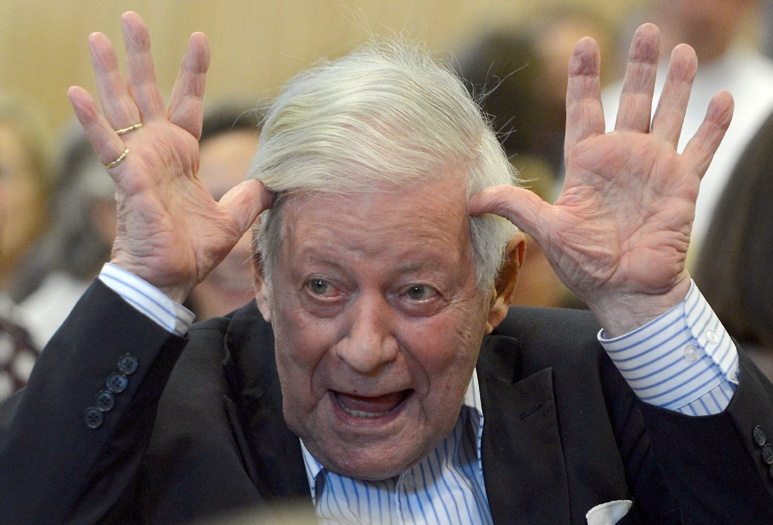 Altbundeskanzler Helmut Schmidt (SPD)