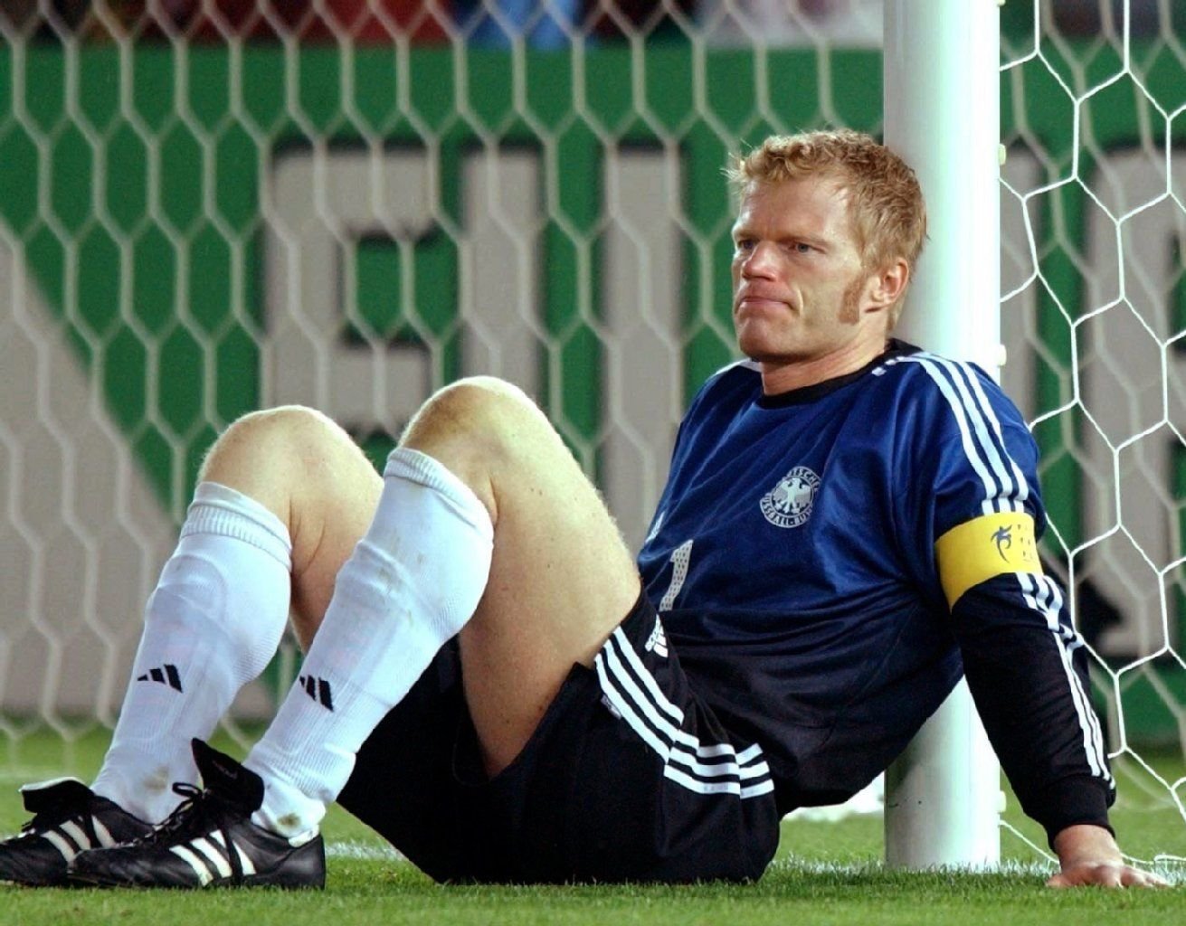 Oliver Kahn nach dem verlorenen WM-Finale 2002