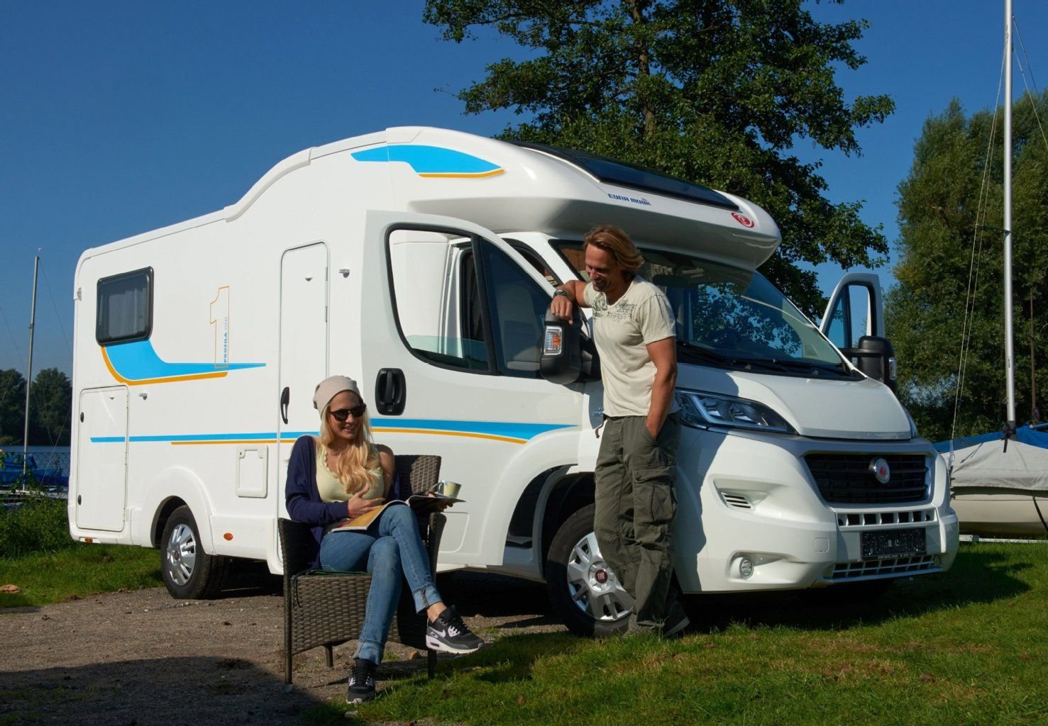 „Profila One 690 EB“ des Herstellers Eura Mobil auf Basis des neunen Fiat Ducato