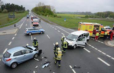 Bild vom Unfall.