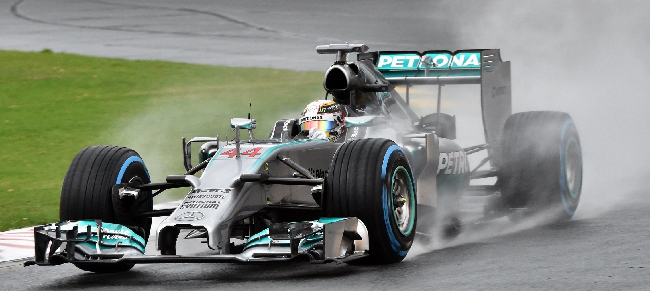 Lewis Hamilton sicherte sich im Mercedes die Pole-Position.