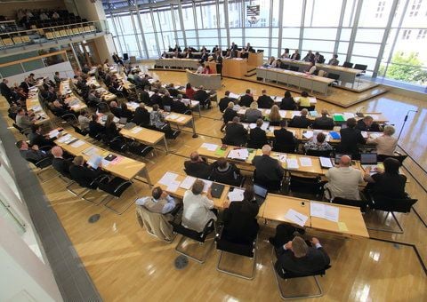 Politiker im Landtag Sachsen-Anhalts.