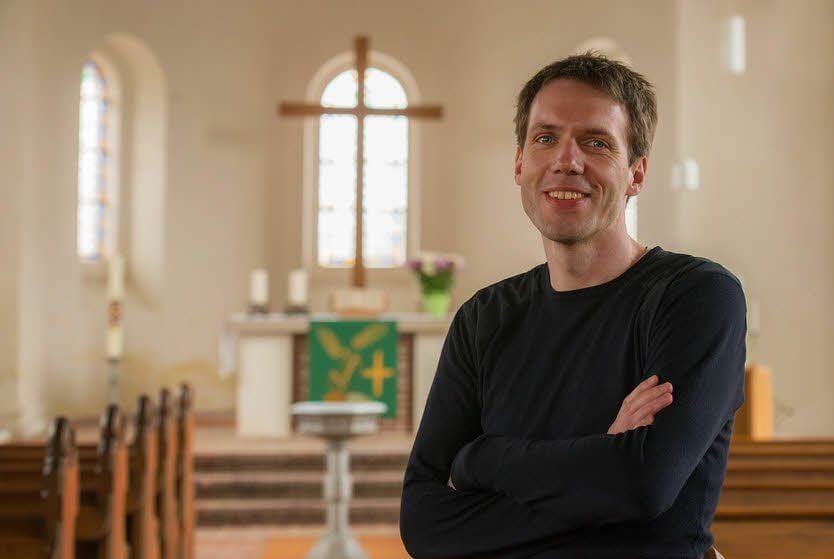 Christian Buro ist der neue Pfarrer in Güntersberge. Er betreut die Kirchengemeinden in Güntersberge, Siptenfelde und Silberhütte.