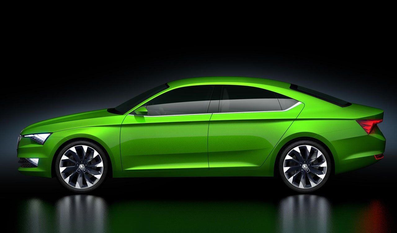 Die Skoda-Studie Vision C feiert in Leipzig Deutschland-Premiere
