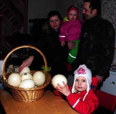 Familie Müller, Dietrichsdorf, besucht den Schlüterhof gern.