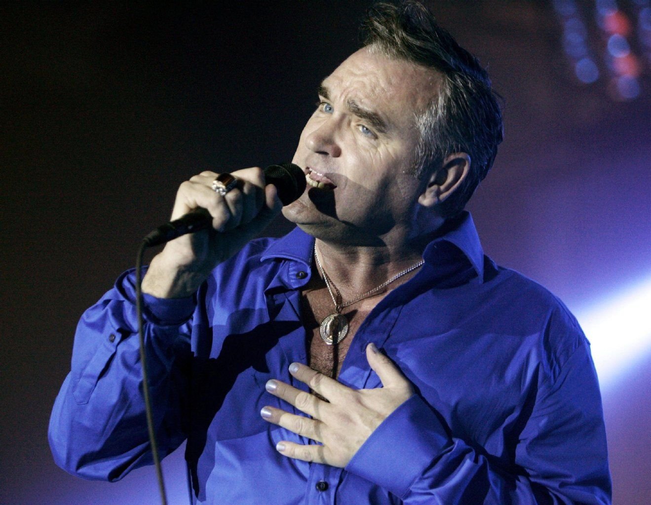 Der britische Musiker Morrissey.