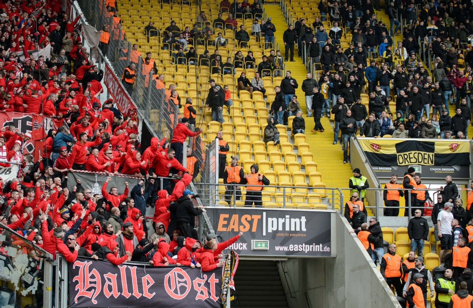 Nicht die größere, aber die aktuellere Rivalität: Der HFC und Dynamo Dresden.