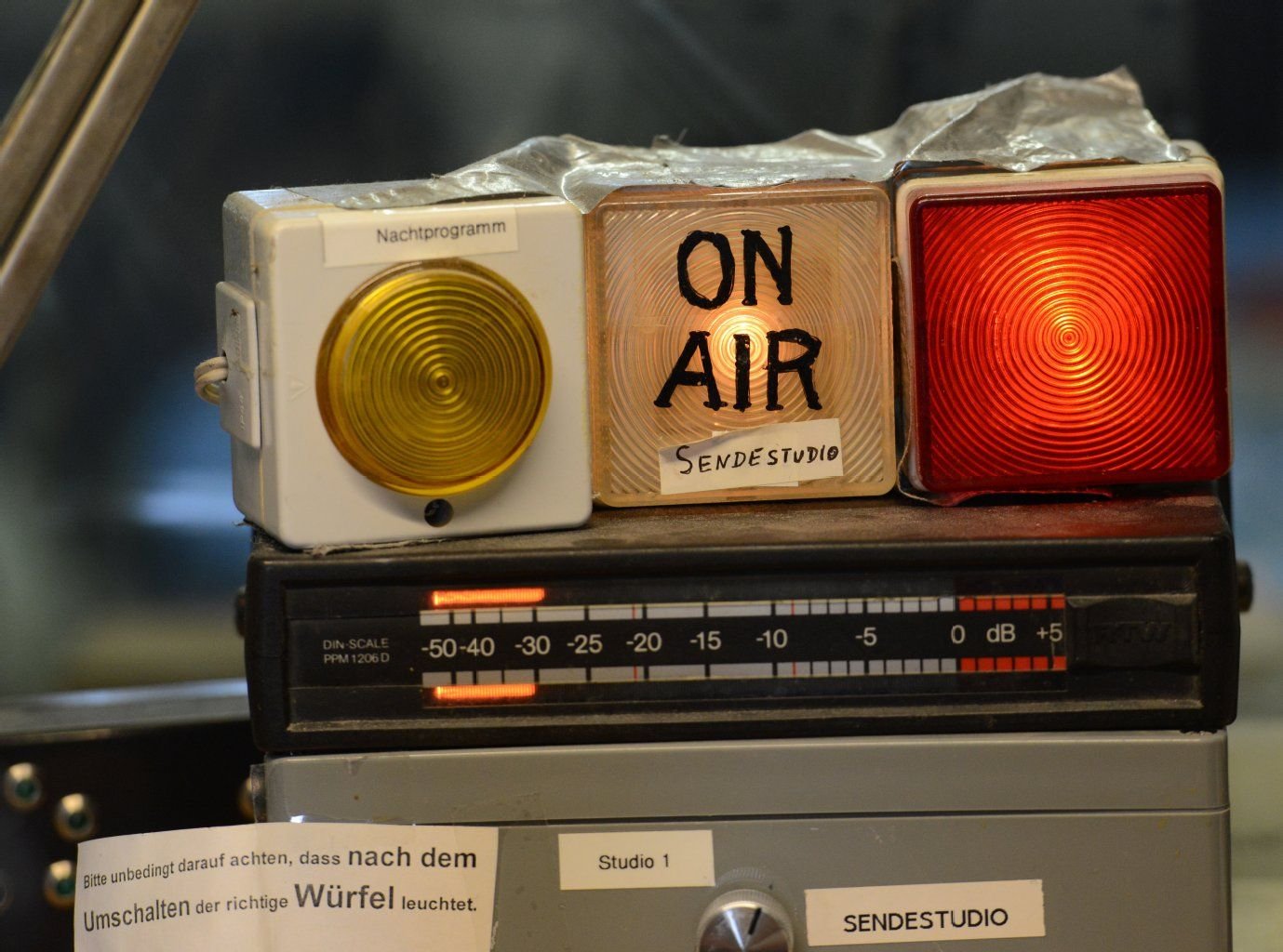 Eine "On Air" - Leuchte