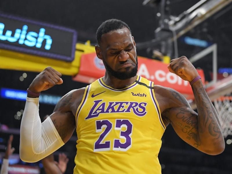 LeBron James rückt das Thema Rassismus in den Fokus der Aufmerksamkeit. Foto: Mark J. Terrill/AP/dpa