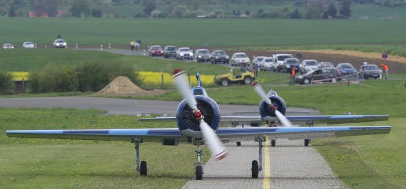 Russische YAKS, die gern zur Ausbildung von Piloten eingesetzt waren, werden auch in diesem Jahr wieder dabei sein.
