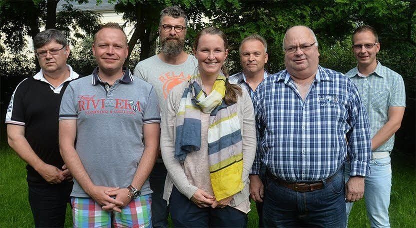 Hoyms Rat (v.l.): Harald Albrecht, Marcel Bertram, Dieter Kienast, Wenke Ließmann, Norbert Nause, Bernd Voigtländer, Carlo Scholz.