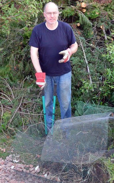 Kleingärtner Carsten Schulz zeigt Verständnis für die Schutzmaßnahmen.