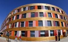 Blick auf den Neubau des Umweltbundesamtes in Dessau. (Foto: dpa)