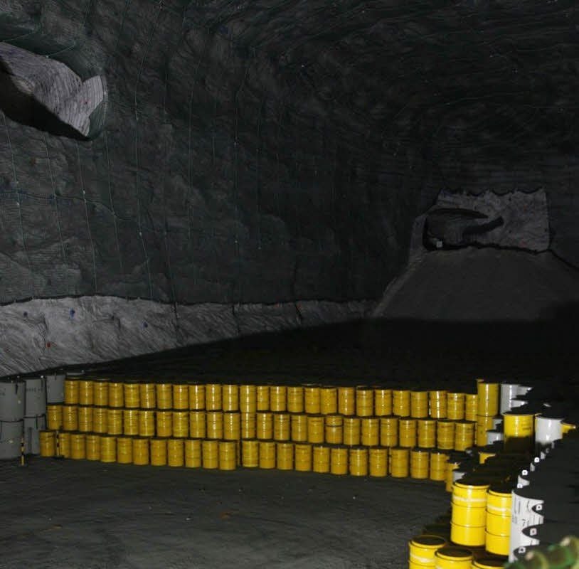 In rund 500 Metern Tiefe lagern im Lager Morsleben (Börde) Fässer mit schwach und mittelradioaktivem Atommüll.