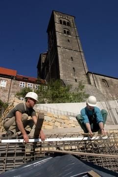 Quedlinburger Schlossberg. (Foto: MZ-Archiv)