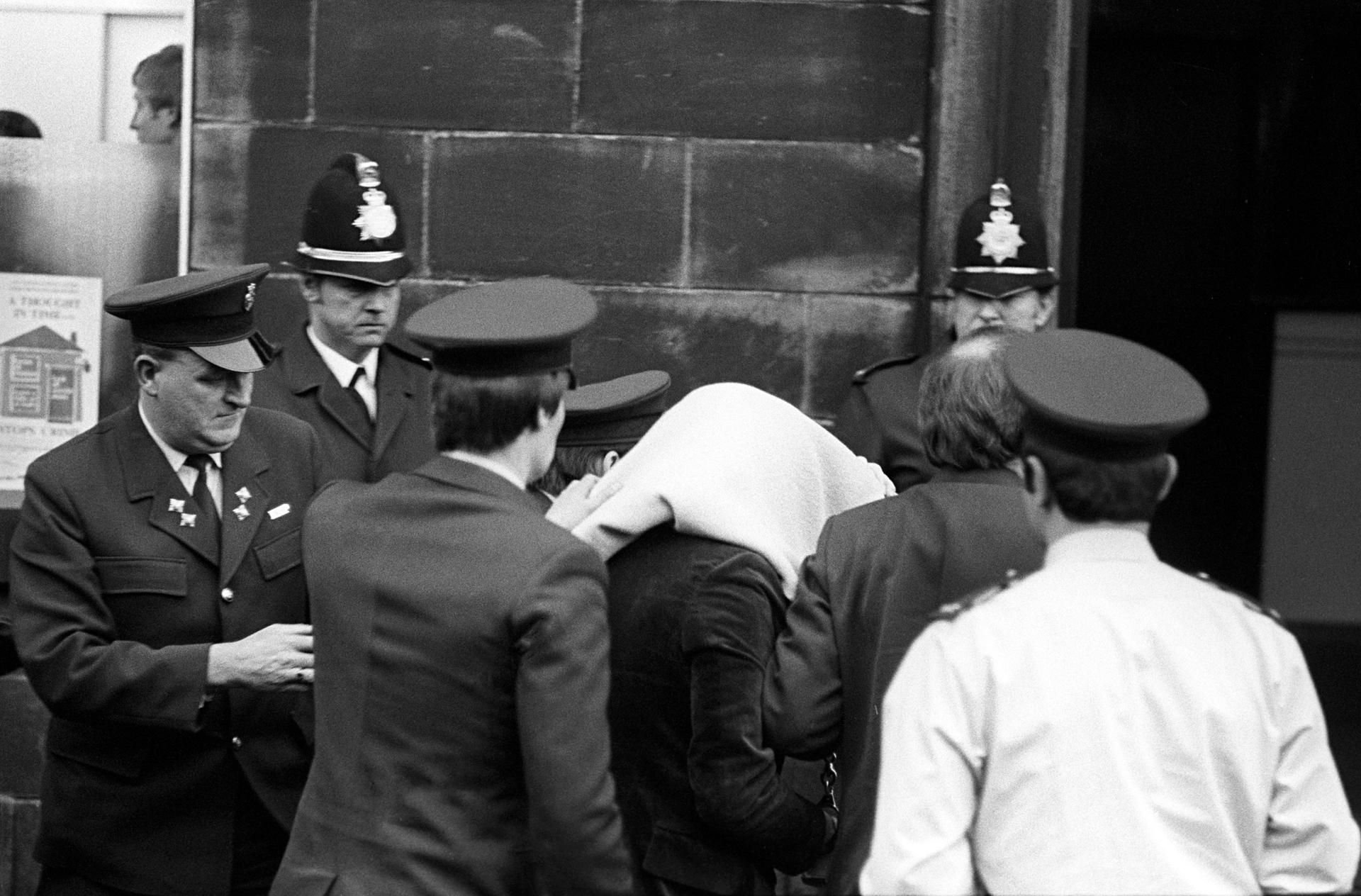 Peter Sutcliffe, verurteilt wegen des Mordes an 13 Frauen und des Mordversuchs an sieben weiteren Frauen.