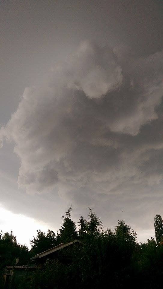 Am Dienstagabend zog eine Unwetterfront über Sachsen-Anhalt.