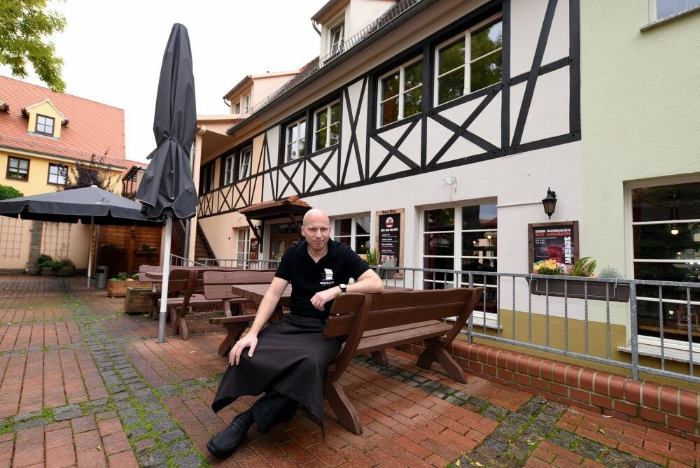 Brauhaus-Betreiber Stephan Nickel wird auch in diesem Winter keine Heizpilze aufstellen.