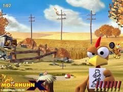 Hühner, wollt ihr ewig leben - in gleich drei neuen Spielversionen wird die Jagd auf das Moorhuhn wiedereröffnet. (Foto: dpa/Phenomedia)