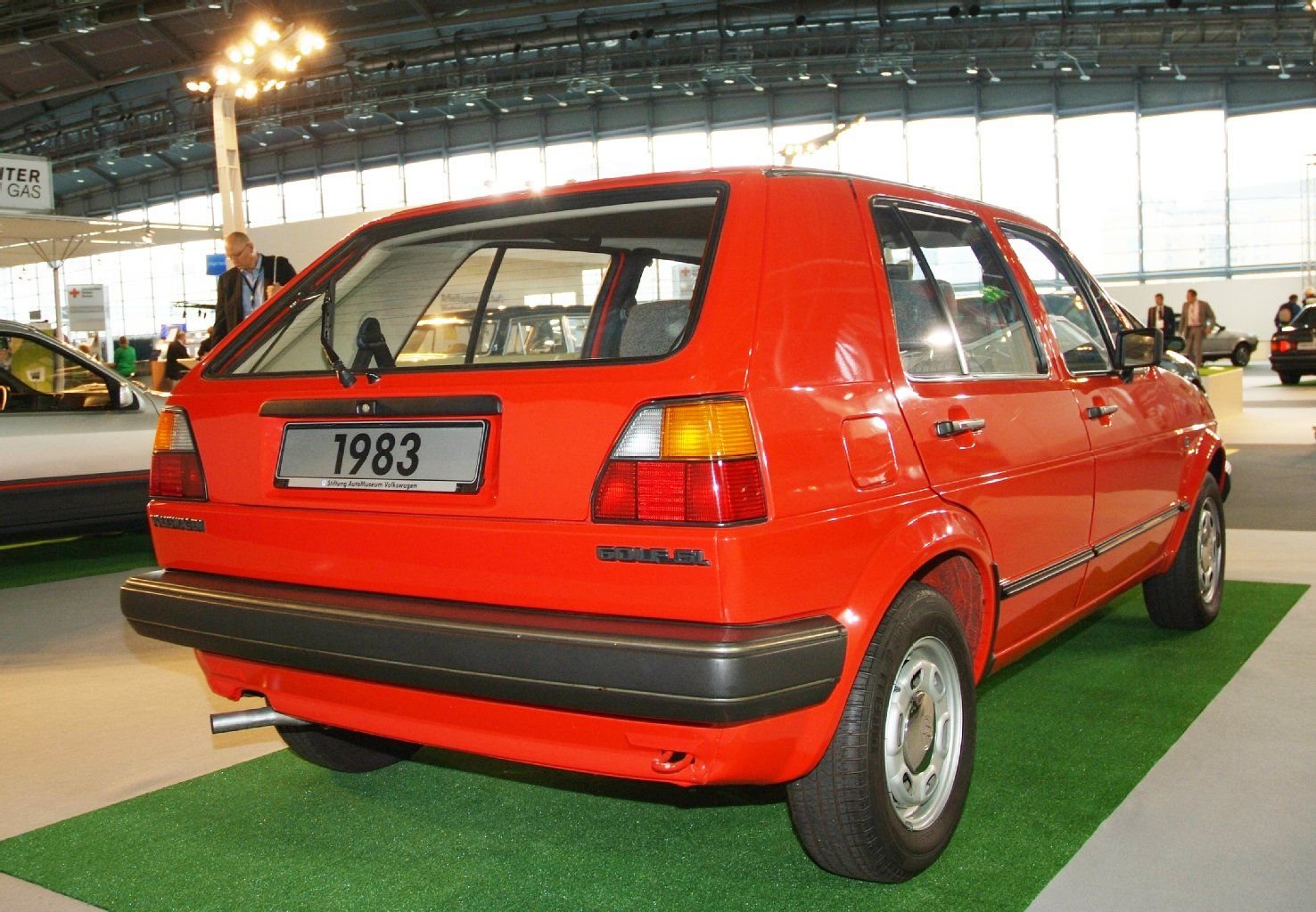 Dieser Golf II ist das erste Exemplar, das 1983 in Wolfsburg vom Band lief.