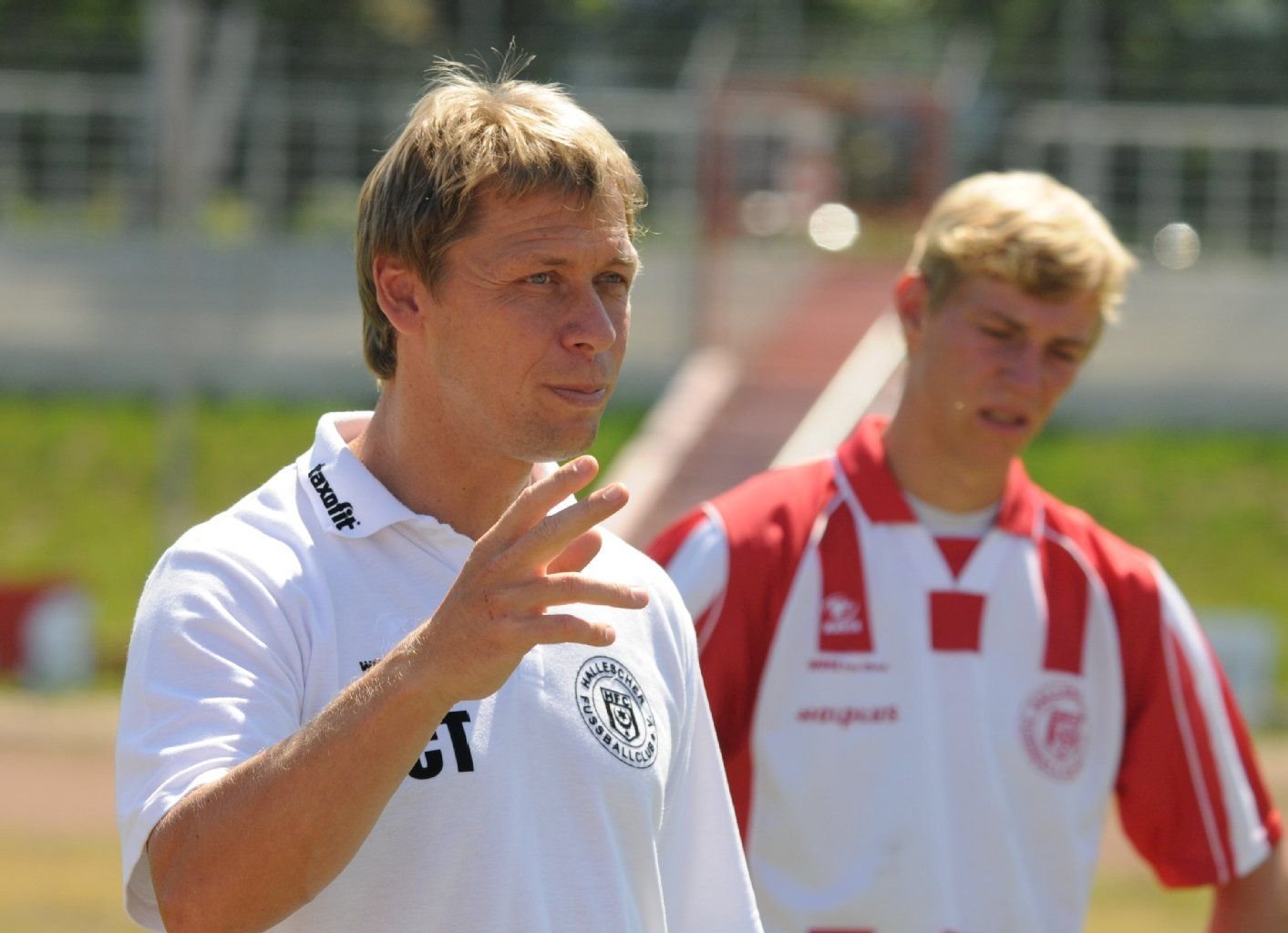 Sven Köhler zum Trainingsauftakt beim Halleschen FC am 27. Juni 2011