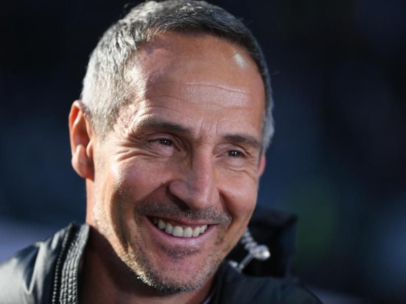 Fühlts sich in Frankfurt wohl: Eintracht-Coach Adi Hütter. Foto: Arne Dedert